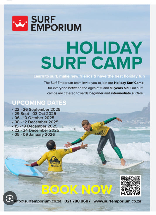 SURF EMPORIUM 5 Day Holiday Surf Camp (Value R1800)