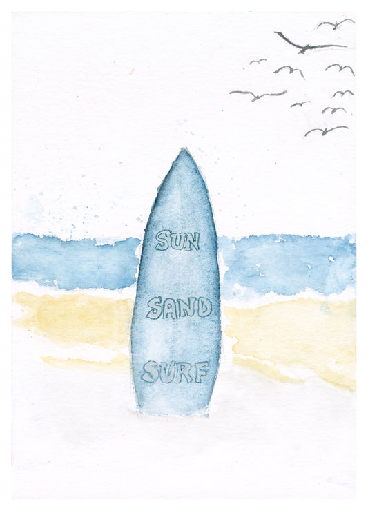 sun, sand, surf